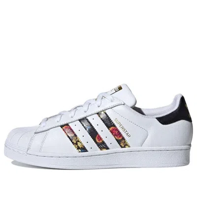 Adidas Originals (wmns) Adidas Superstar 'gold Metallic' In White