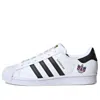 Adidas Originals (wmns) Adidas Superstar 'gold Metallic' In White