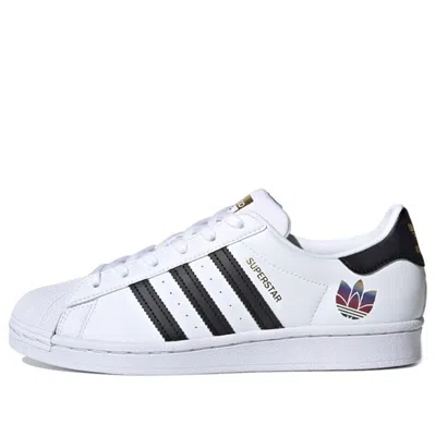 Adidas Originals (wmns) Adidas Superstar 'gold Metallic' In White