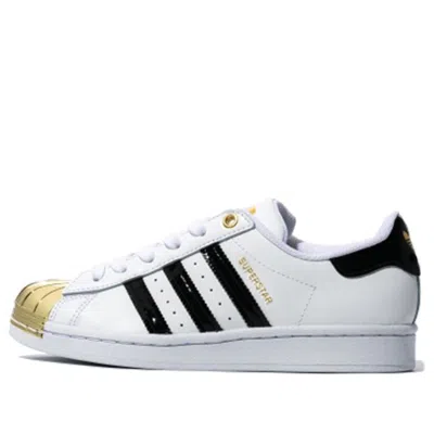 Adidas Originals (wmns) Adidas Superstar Metal Toe 'white Gold Metallic'