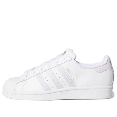 Adidas Originals (wmns) Adidas Superstar 'purple Tint' In White