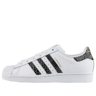 Adidas Originals Womens  Superstar In White/black/gold Metallic