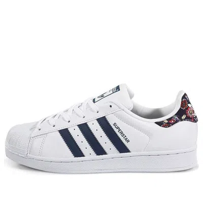 Adidas Originals (wmns) Adidas Superstar W 'white St Dark Slate' In Multi