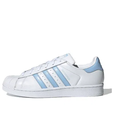Adidas Originals (wmns) Adidas Superstar 'white Glow Blue'