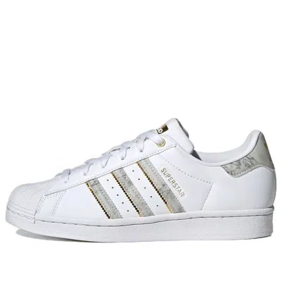 Adidas Originals (wmns) Adidas Superstar 'white Gold Metallic'