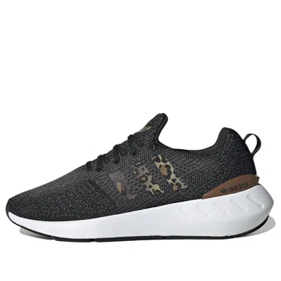 Adidas Originals (wmns) Adidas Swift Run 22 'leopard' In Black