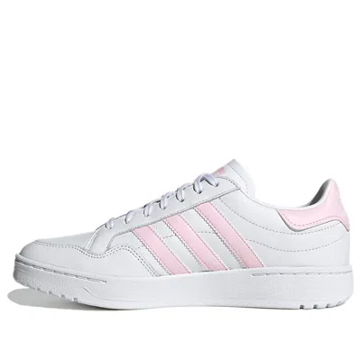 Adidas Originals (wmns) Adidas Team Court 'white Clear Pink' In Multi