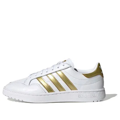 Adidas Originals (wmns) Adidas Team Court 'white Gold Metallic'