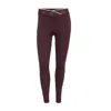Adidas Originals (wmns) Adidas Techfit V-shaped Elastic 7/8 Leggings 'red' In Burgundy