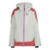 Adidas Originals (wmns) Adidas Terrex Myshelter Snow 2-layer Insulated Jacket 'white Pink' In Multi