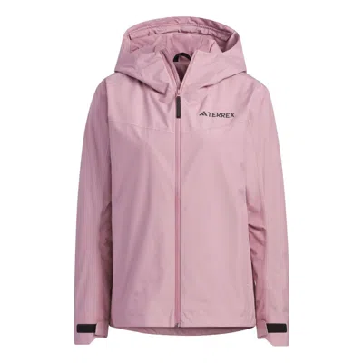 Adidas Originals (wmns) Adidas Terrex Rain.rdy Transitional Jacket 'pink'