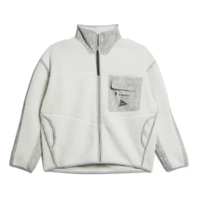 Adidas Originals (wmns) Adidas Terrex X And Wander Fleece Jacket Asia Sizing 'white' In Gray