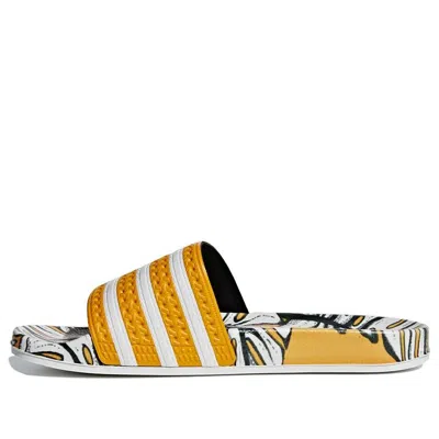 Adidas Originals (wmns) Adidas The Farm Company X Adilette Slides 'tropical Print'