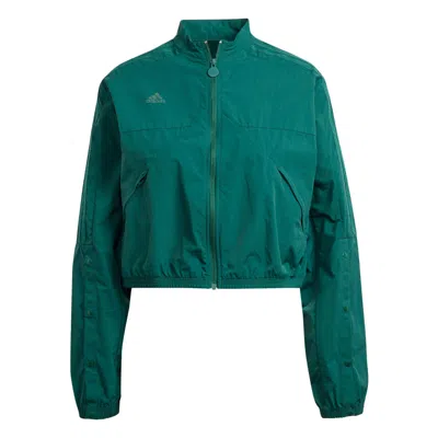 Adidas Originals (wmns) Adidas Tiro Snap-button Jacket Asia Sizing 'green'