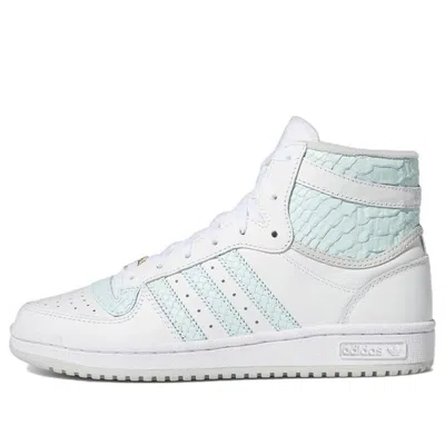 Adidas Originals (wmns) Adidas Top Ten Rb 'white Almost Blue' In Multi