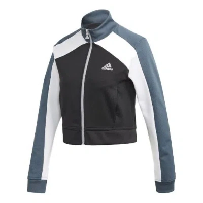 Adidas Originals (wmns) Adidas Tracktop Sports Short Jacket Colorblock In Multi