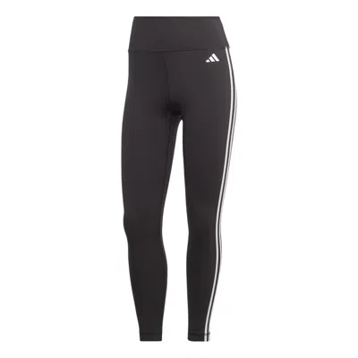 Adidas Originals (wmns) Adidas Train Essentials 3-stripes High-waisted 7/8 Leggings Asia Sizing 'black'