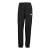 Adidas Originals (wmns) Adidas Train Essentials 3-stripes Woven Pants 'black White' In Multi