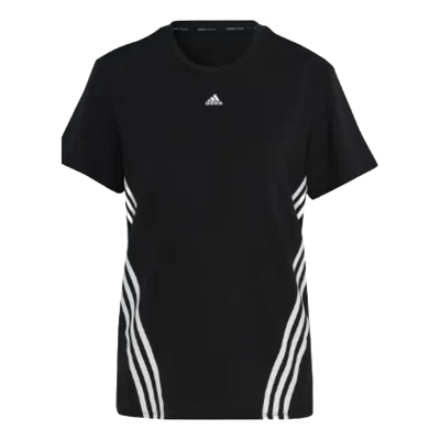 Adidas Originals (wmns) Adidas Trainicons 3-stripes T-shirt 'black White'