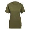 Adidas Originals (wmns) Adidas Training Sports Forked Short Sleeve Green In Green
