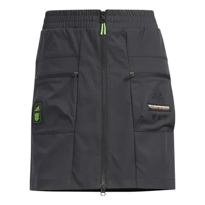 Adidas Originals (wmns) Adidas Transformers Skirt 'black' In Blue
