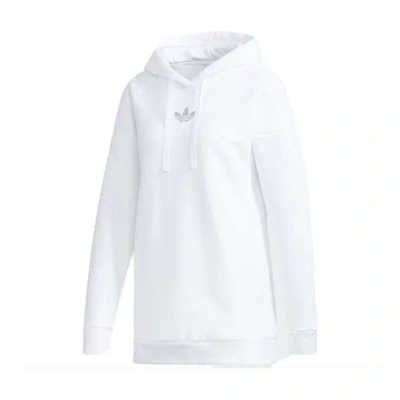 Adidas Originals (wmns) Adidas Trefoil Hoodie 'white Silver'