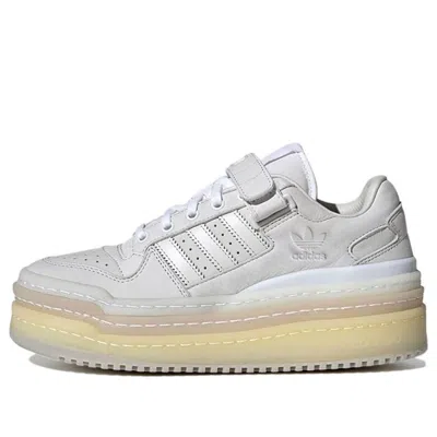 Adidas Originals (wmns) Adidas Triple Platforum Low 'crystal White' In Gray