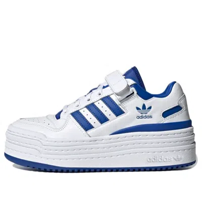 Adidas Originals (wmns) Adidas Triple Platforum Low 'white Royal Blue'