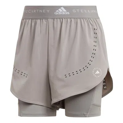 Adidas Originals (wmns) Adidas Truepurpose Two-in-one Shorts 'grey' In Gray