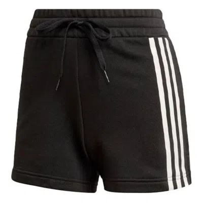 Adidas Originals (wmns) Adidas U4u Aeroready Shorts Asia Sizing 'black White' In Multi
