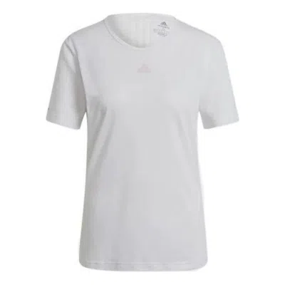 Adidas Originals (wmns) Adidas U4u Aeroready T-shirt Asia Sizing 'white'