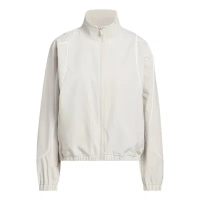 Adidas Originals (wmns) Adidas Ultimate365 Set Jacket Asia Sizing 'beigewhite' In White