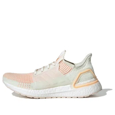 Adidas Originals (wmns) Adidas Ultraboost 19 'glow Orange' In White