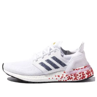 Adidas Originals (wmns) Adidas Ultraboost 20 'white Blue Red' In Multi