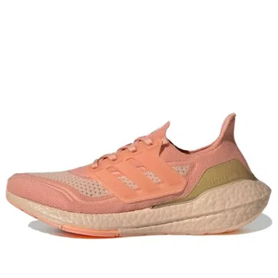 Adidas Originals (wmns) Adidas Ultraboost 21 'ambient Blush' In Orange