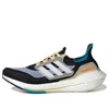 Adidas Originals (wmns) Adidas Ultraboost 21 'black Violet Tone' In Multi