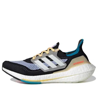 Adidas Originals (wmns) Adidas Ultraboost 21 'black Violet Tone' In Multi