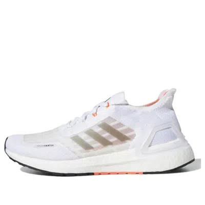 Adidas Originals (wmns) Adidas Ultraboost Summer.rdy 'white Solar Red' In Multi