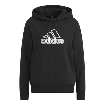 Adidas Originals (wmns) Adidas Ust Hoodie 'black White' In Multi
