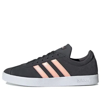 Adidas Originals (wmns) Adidas Vl Court 2.0 'grey Glow Pink'