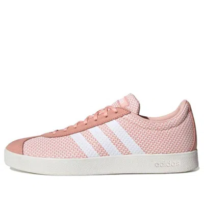 Adidas Originals (wmns) Adidas Vl Court 2.0 'white Pink'