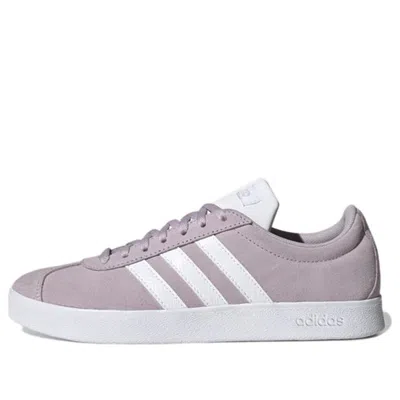 Adidas Originals (wmns) Adidas Vl Court 'pink White' In Purple