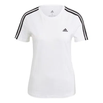 Adidas Originals (wmns) Adidas W 3s T Sports Short Sleeve White T-shirt