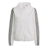 Adidas Originals (wmns) Adidas W 3s Wb Sports Training Hooded Woven Jacket White