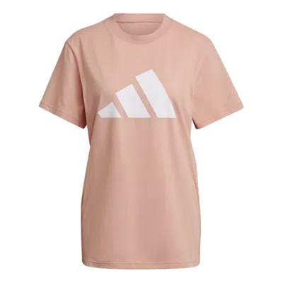 Adidas Originals (wmns) Adidas W Fi 3b Tee 'rose' (asia Sizing) In Neutral