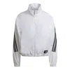 Adidas Originals (wmns) Adidas W Fi Wv Tt Stripe Sports Stylish Jacket White