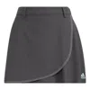 Adidas Originals (wmns) Adidas Wind.rdy Stretch Flared Skirt 'black' In Gray