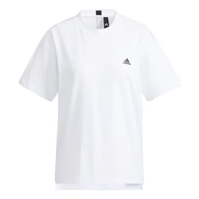 Adidas Originals (wmns) Adidas Wording Loose Fit Sportswear T-shirt 'white'
