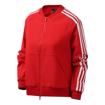 Adidas Originals (wmns) Adidas Wv Bomber 3s Sports Jacket Red
