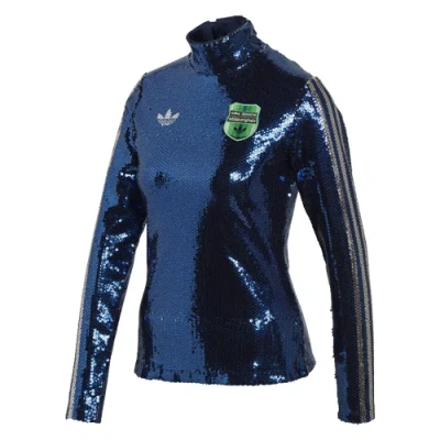 Adidas Originals (wmns) Adidas X Anna Isoniemi Turtle Neck 'night Indigo' In Blue